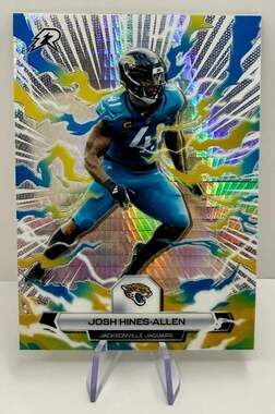Josh Hines-Allen 2025 Topps Resurgence Prism Jacksonville Jaguars Football Card